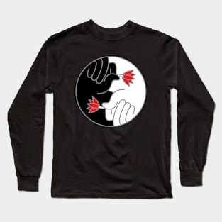 Hand and flower Long Sleeve T-Shirt